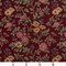 Merlot Bouquet - Red & Burgundy Floral Upholstery Fabric 54 Inches"